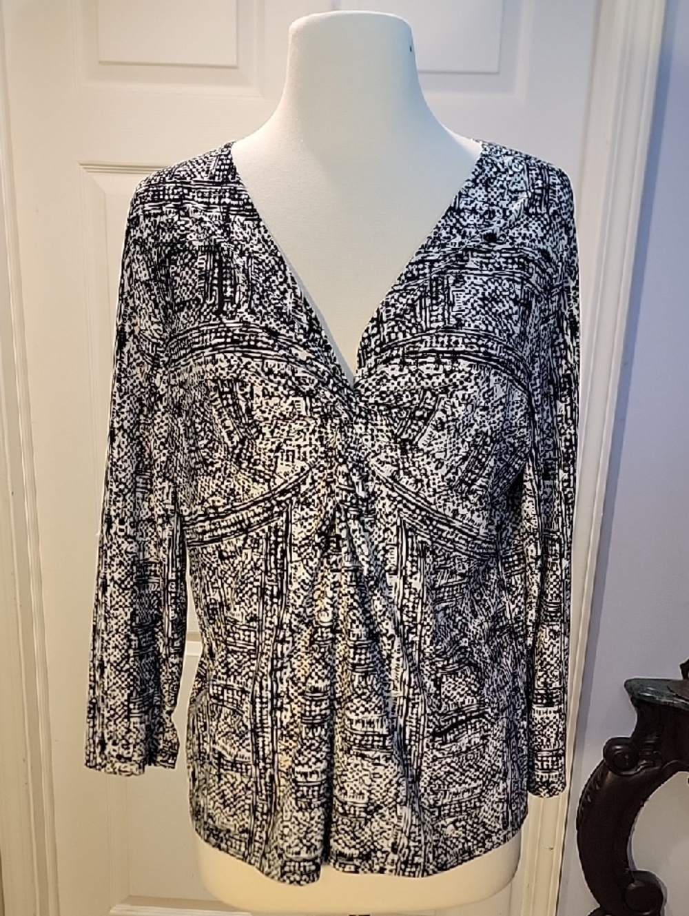 Jones New York Top/Blouse Size Large